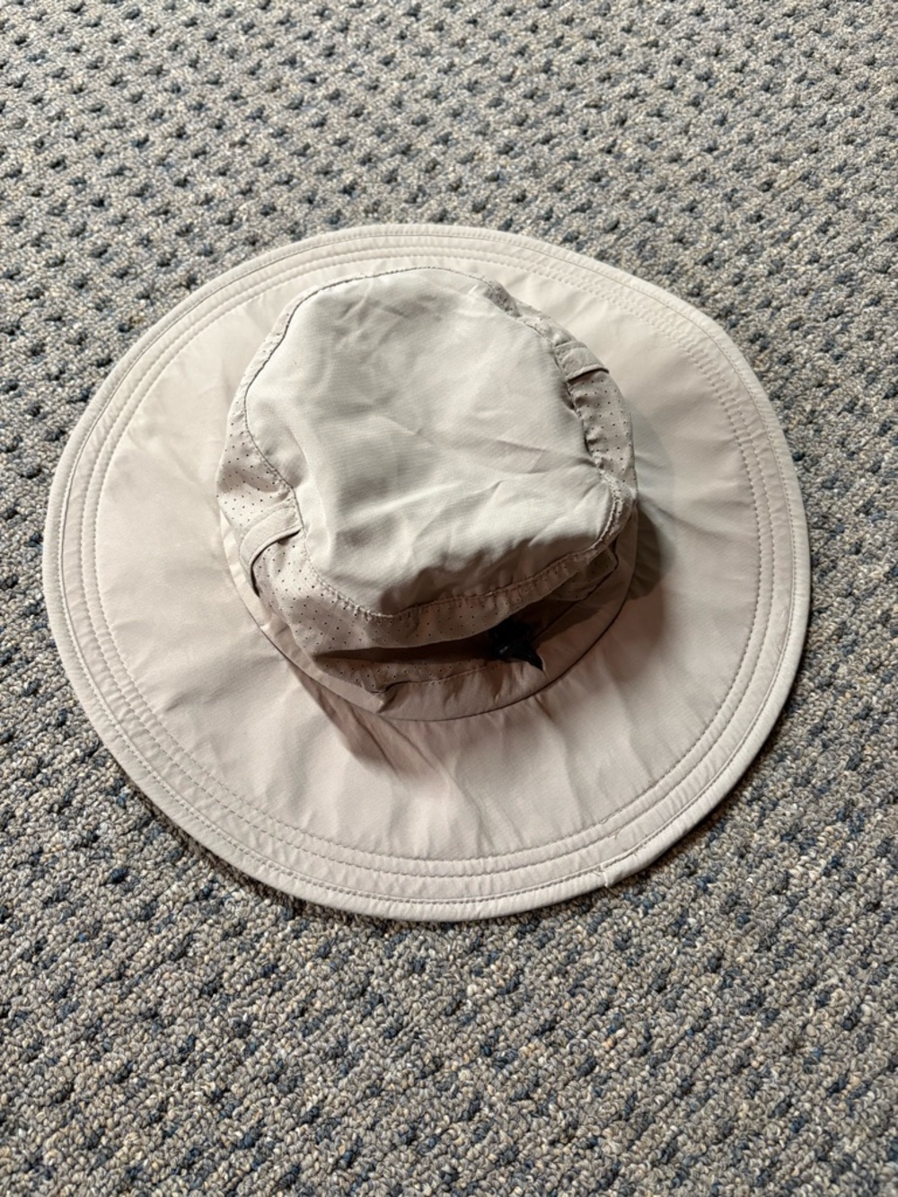 MISSION Light Beige Wide Brim Sun Hat